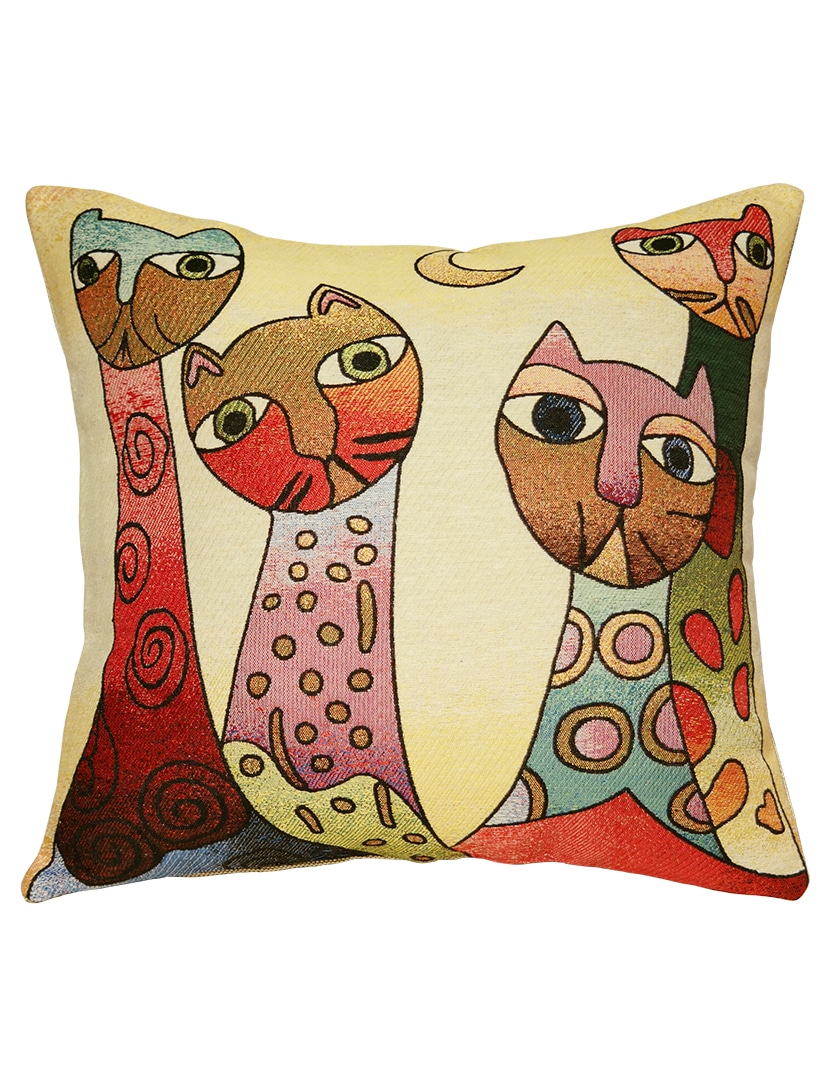 Macskás díszpárna huzat