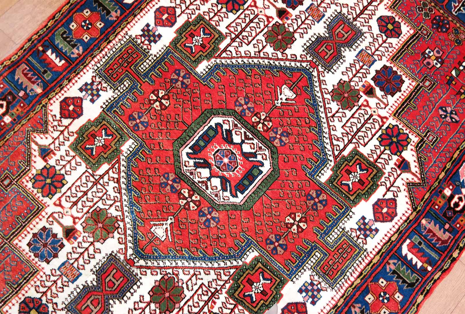 SAMSUNG CSC KR-1918-Navahand-kezi-csomozasu-gyapju-szonyeg-Iranbol-f