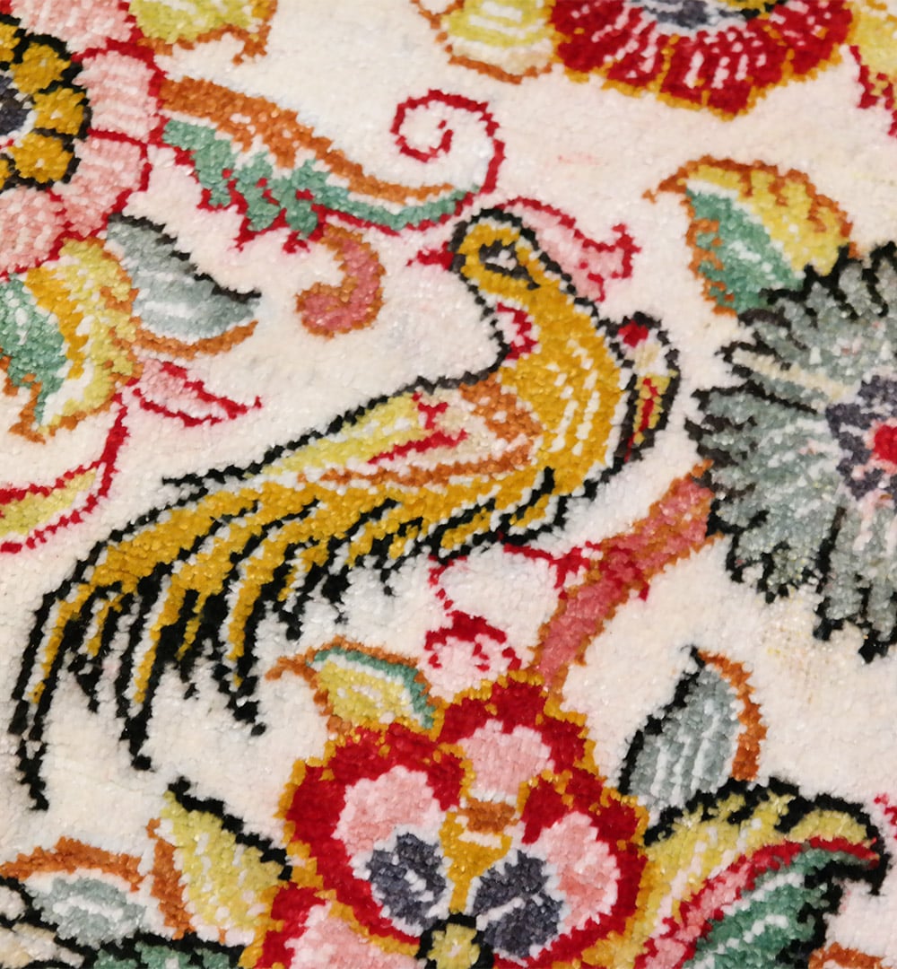 KR-1866-Ghom-irani-selyemszonyeg-6 Ghom iráni selyem szőnyeg 207 x 136