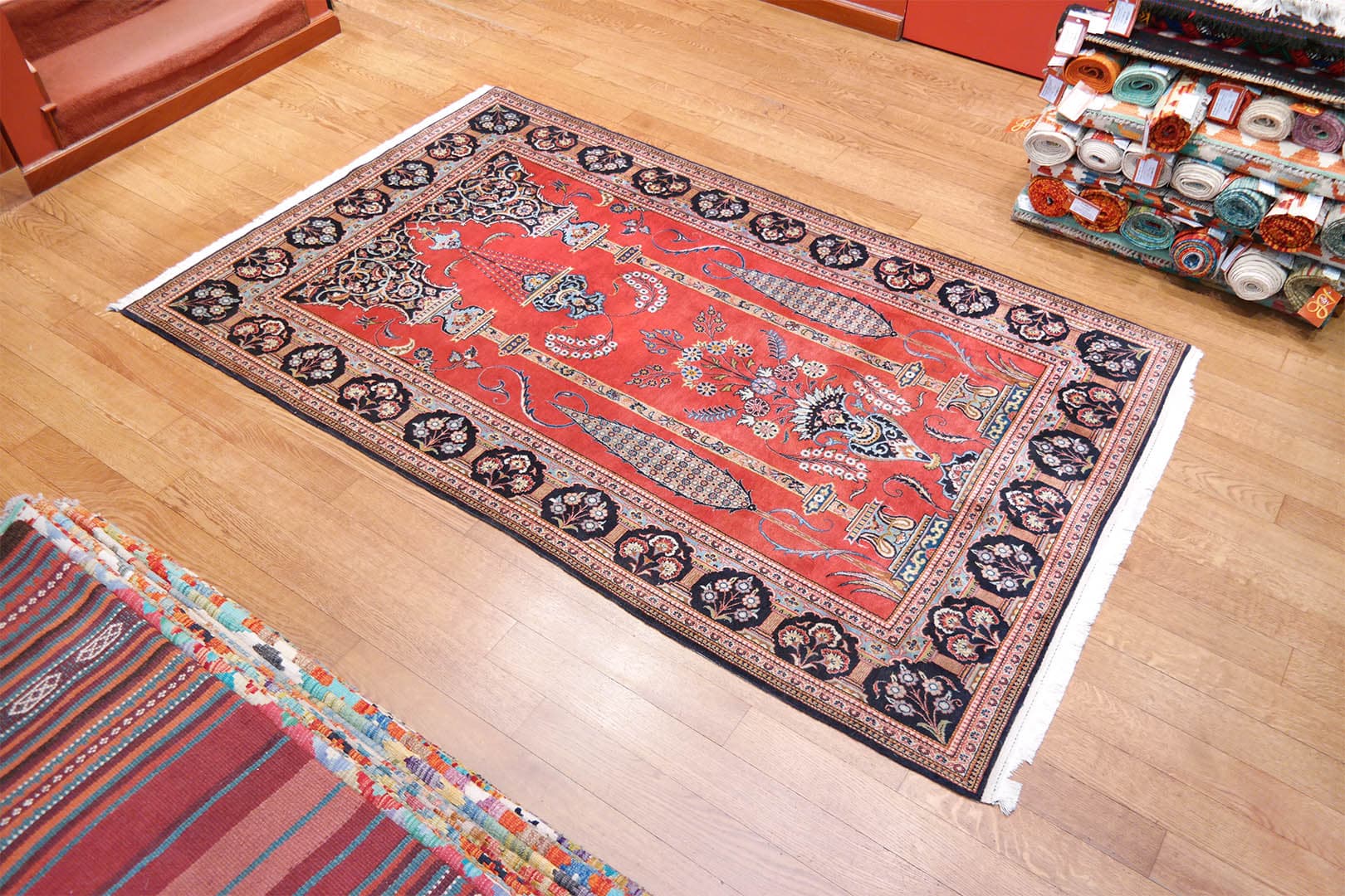 KR1949-kesan-kezi-csomozasu-antik-gyapju-perzsa-szonyeg-f KR1949-kesan-kezi-csomozasu-antik-gyapju-perzsa-szonyeg-f