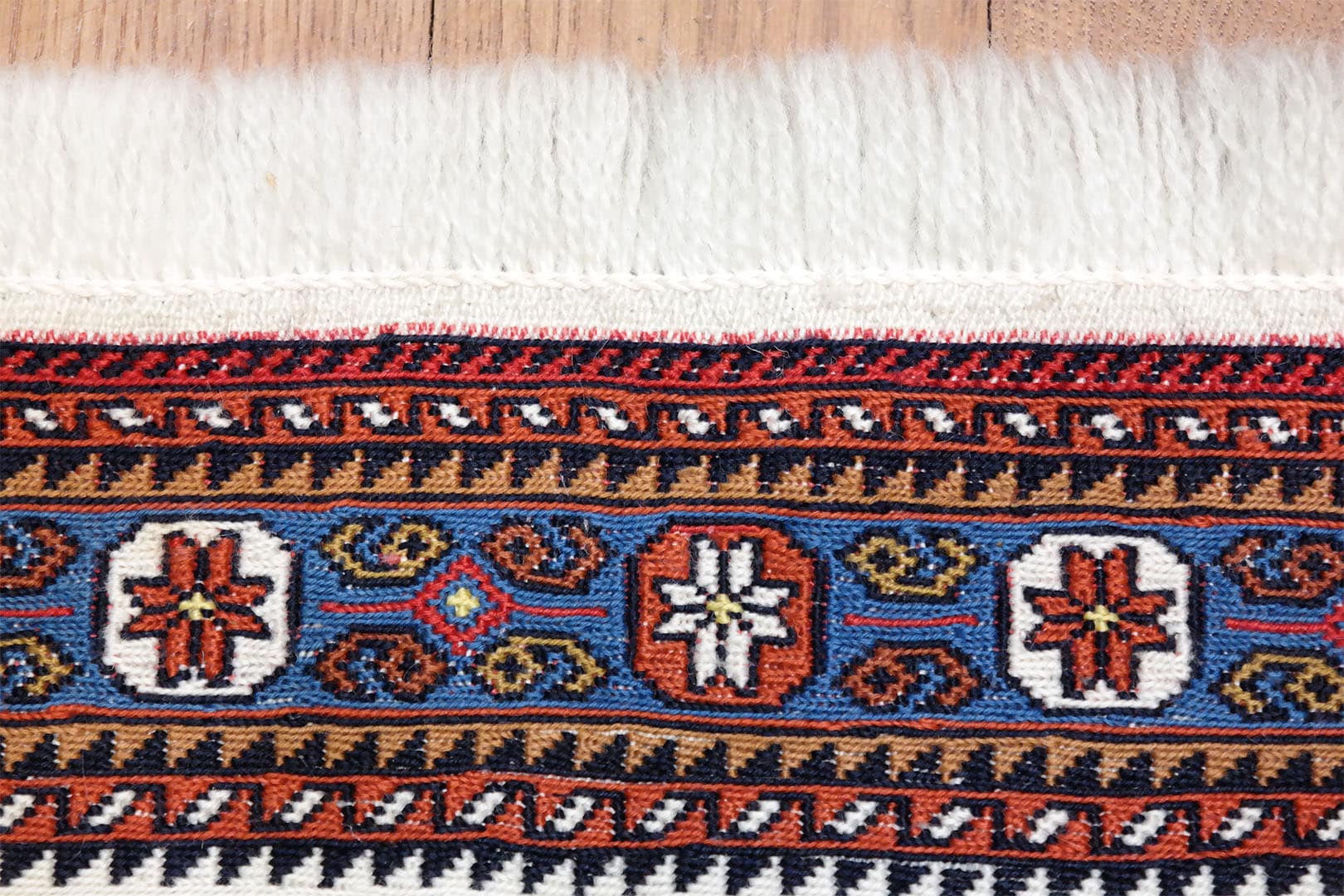 SAMSUNG CSC Iráni Szumák szőnyeg 112 x 63 cm-KR1971-kézi-szövésű-gyapjú-szumák-szőnyeg-Iránból-h