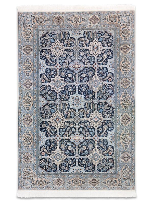 Nain 6LA jelzett szőnyeg 205 x 134 cm-KR1988-nain-kimagaslo-minosegu-kezi-csomozasu-gyapju-szonyeg-iranbol-a