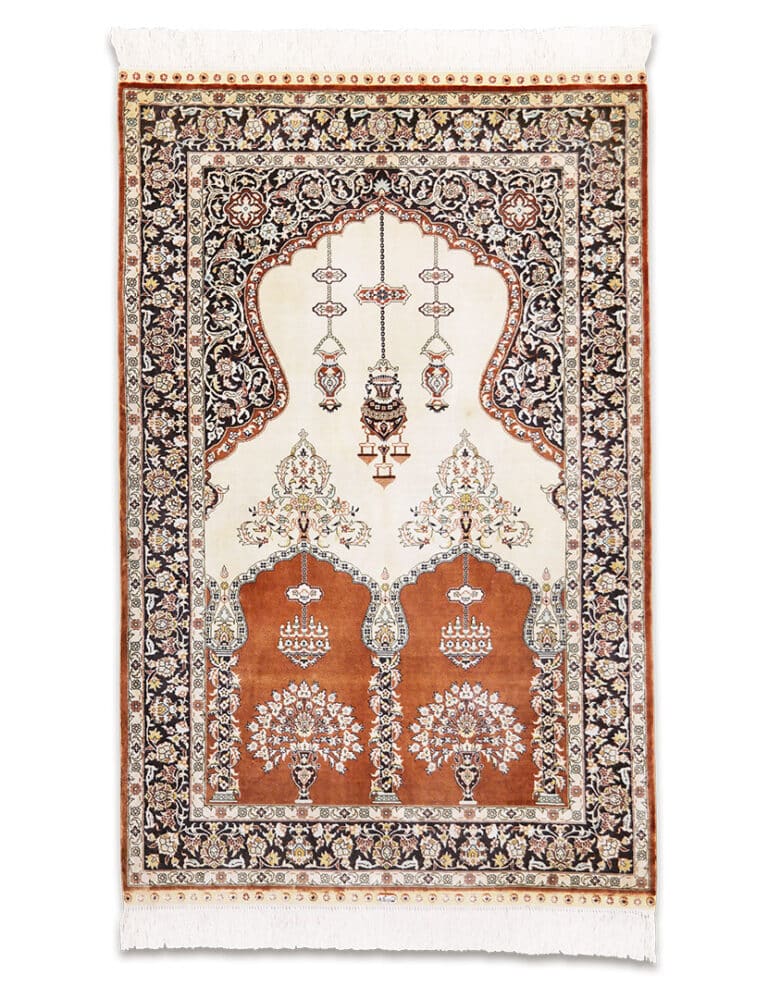 Kínai selyem szőnyeg 123 x 79 cm