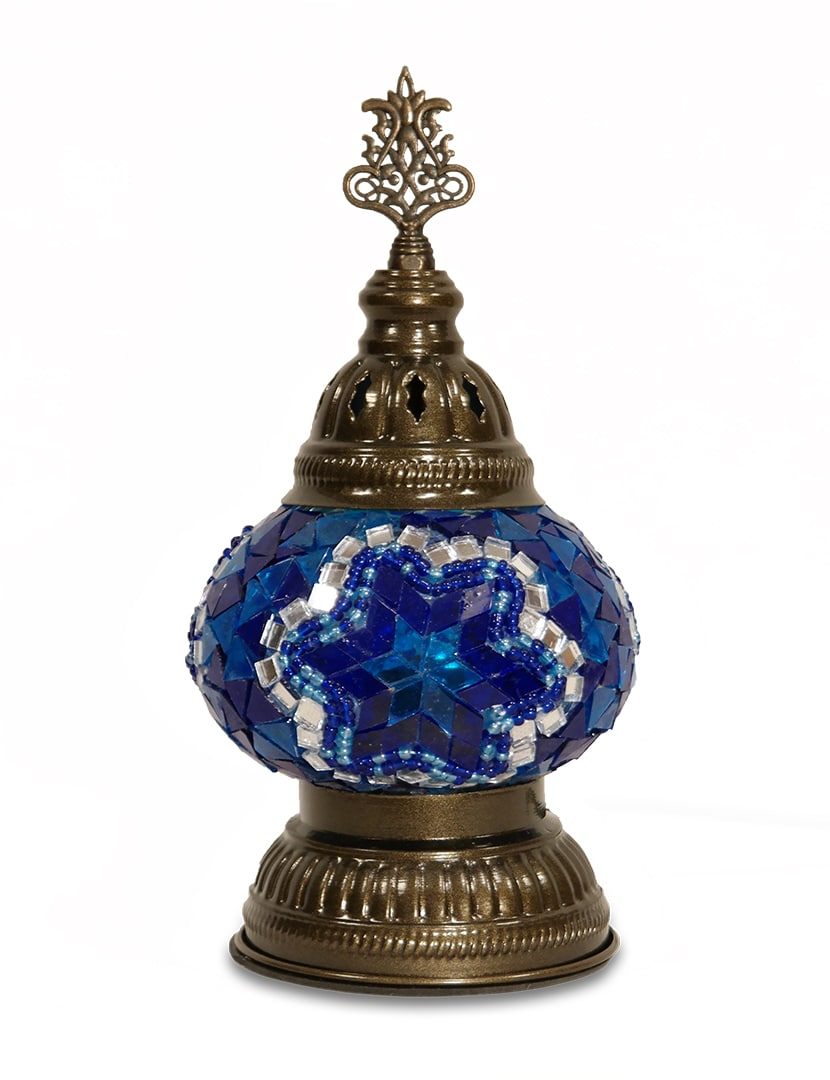 Kék asztali lámpa - MN2DM-K4-mozaikuveg-asztali-lampa-torokorszagbol-a