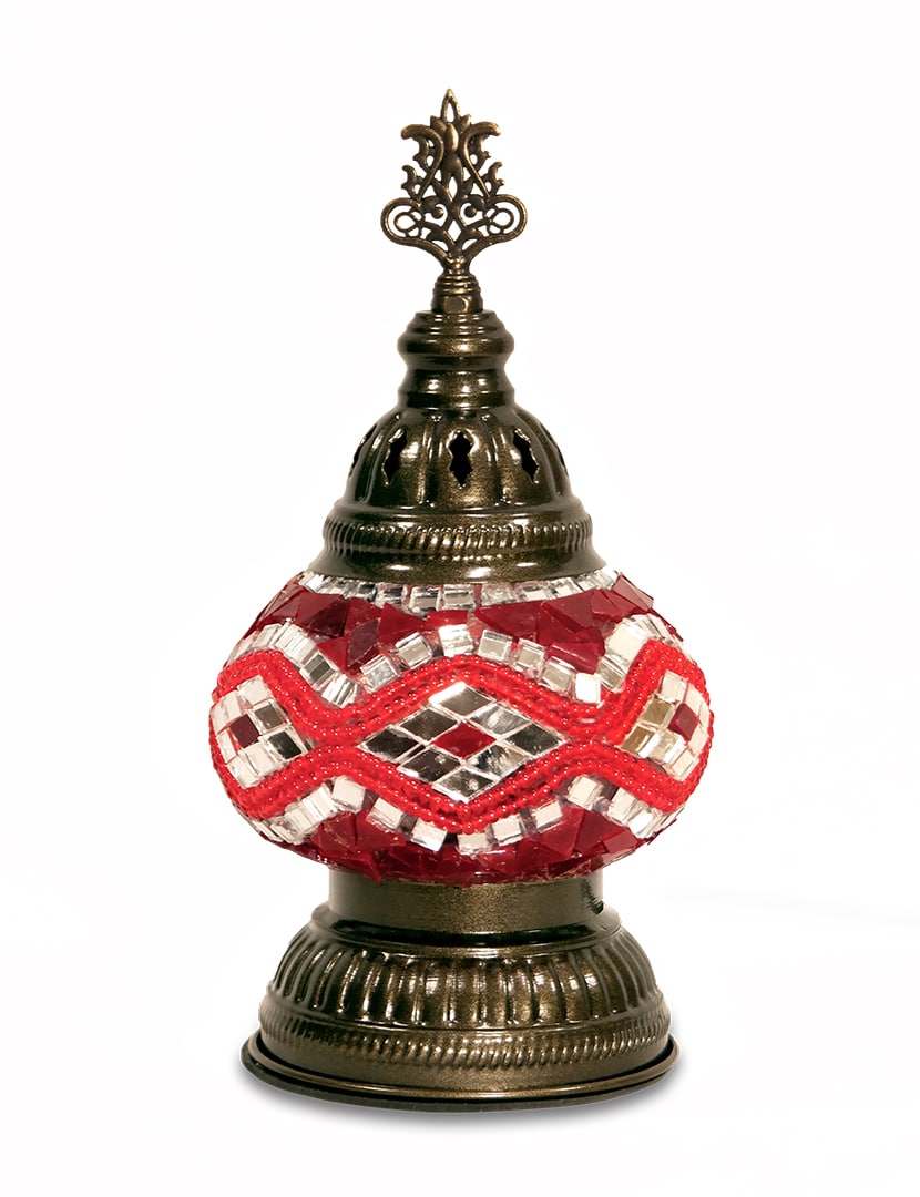 Piros asztali lámpa - MN2DM-P2-mozaikuveg-asztali-lampa-torokorszagbol-a