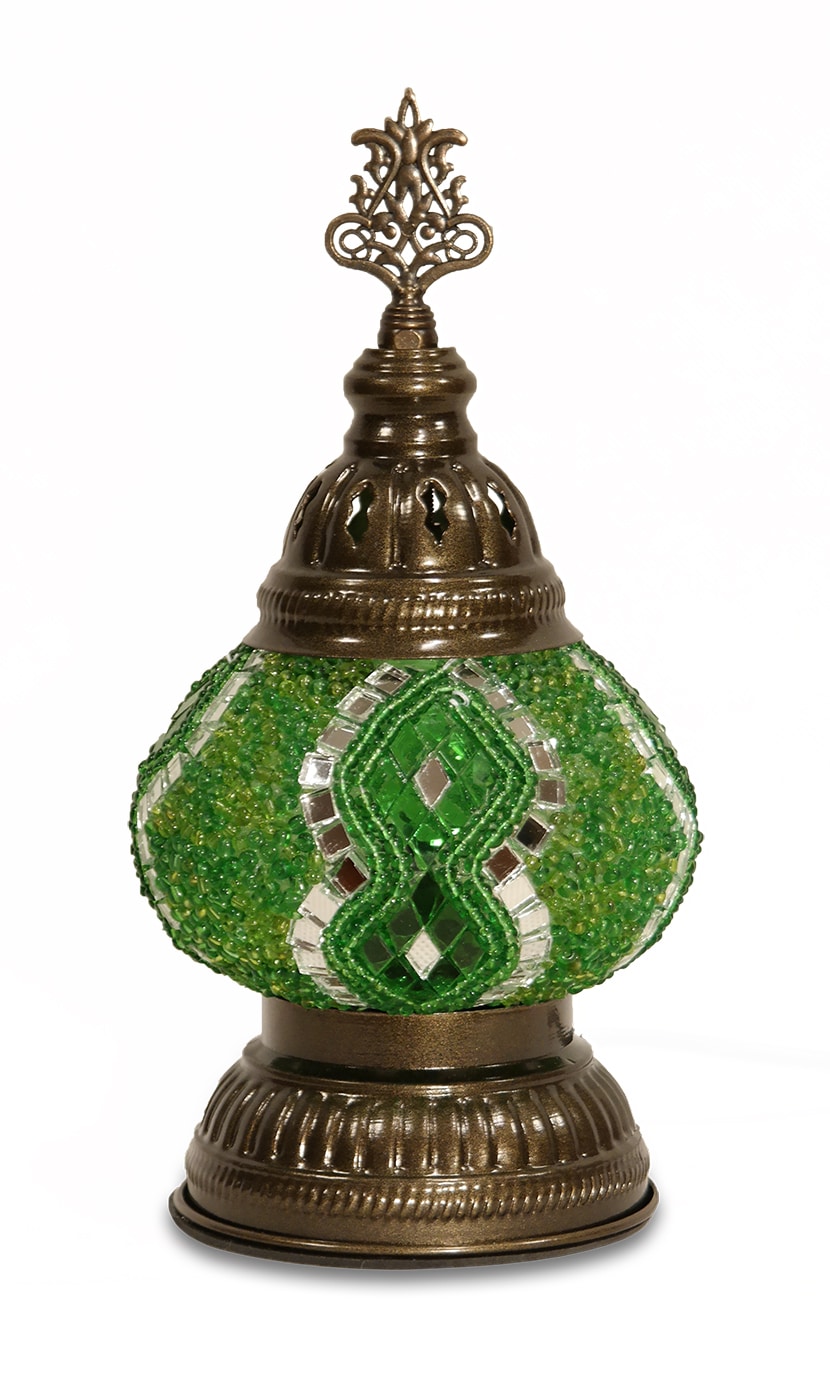 SAMSUNG CSC Zöld asztali lámpa - MN2DM-Z2-mozaikuveg-asztali-lampa-torokorszagbol-aa