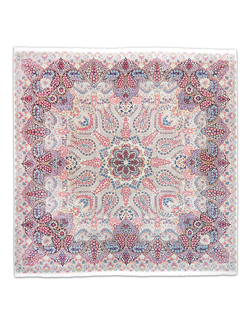 Kirman iráni szőnyeg 300 x 294 cm - KR2036-kirman-kezi-csomozasu-gyapju-szonyeg-iranbol-a