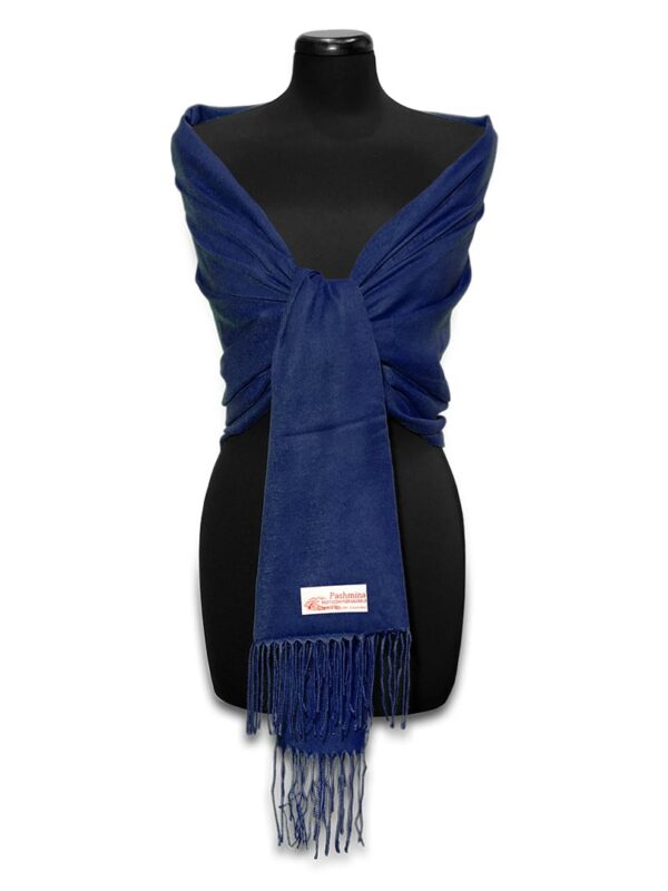Kék pashmina sál