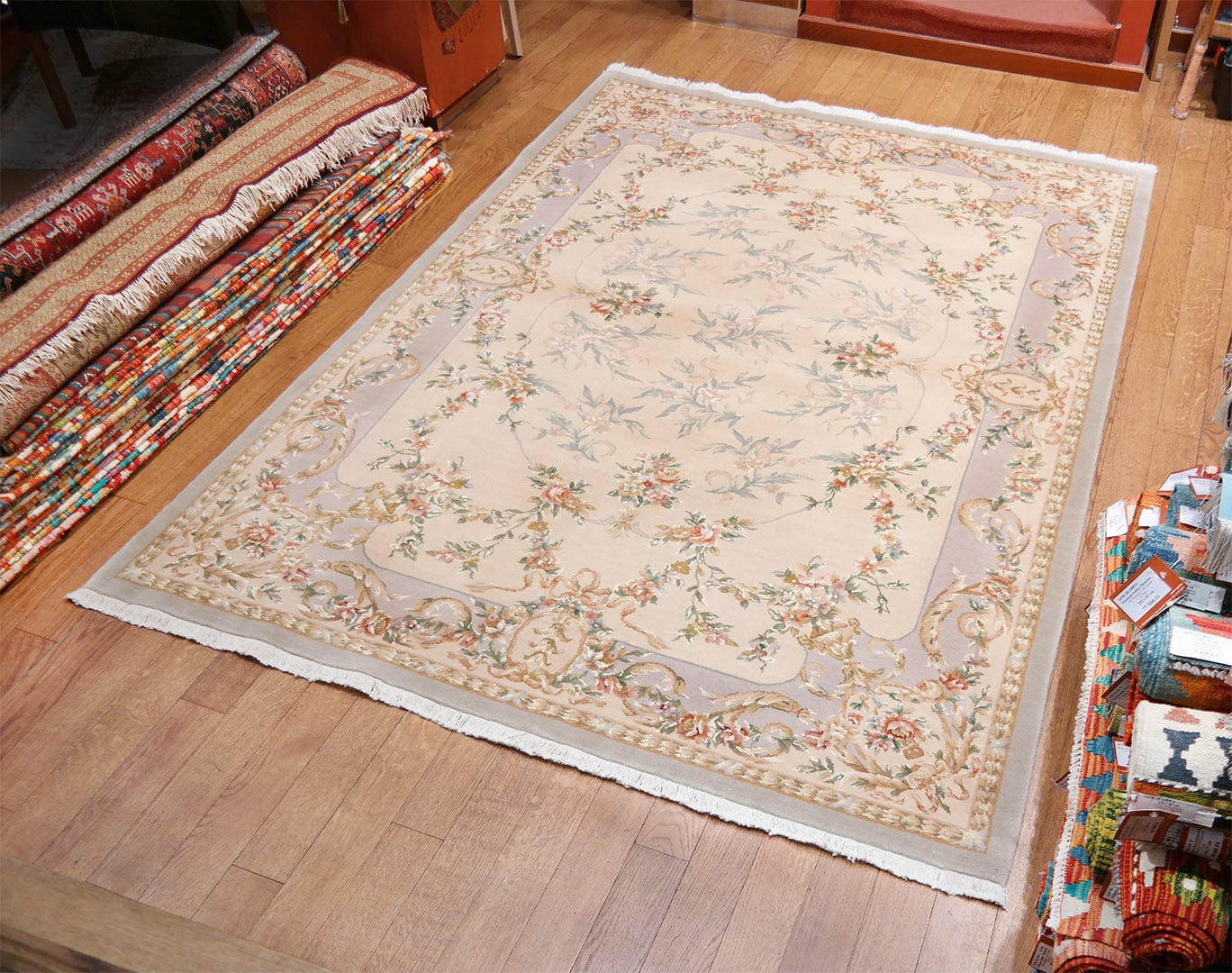 Ziegler szőnyeg 254 x 185 cm - KR2026-ziegler-kezi-csomozasu-gyapju-szonyeg-afganisztanbol-j