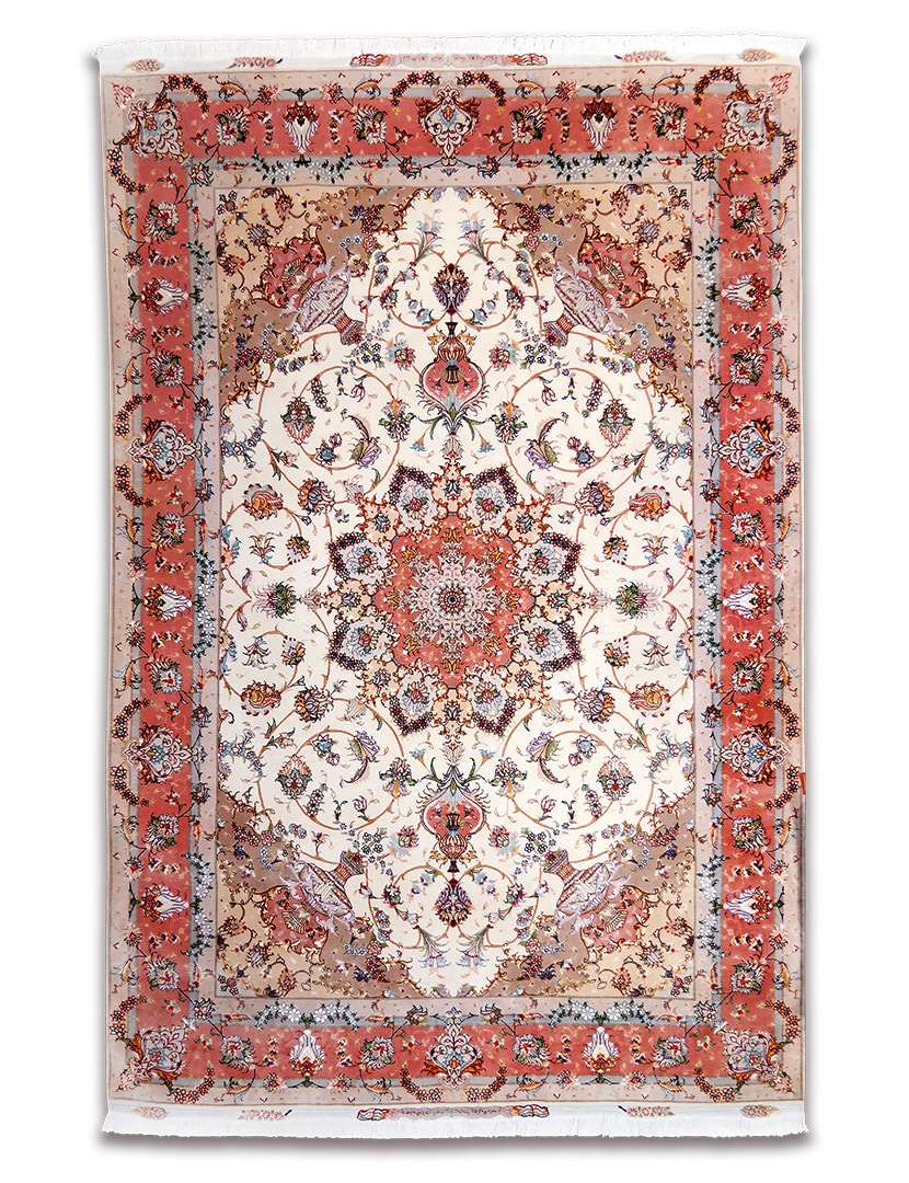 Tabriz iráni szőnyeg 305 x 202 cm - KR2082-tabriz-kulonleges-minosegu-kezi-csomozasu-gyapju-es-selyem-sorteju-szonyeg-iranbol-a