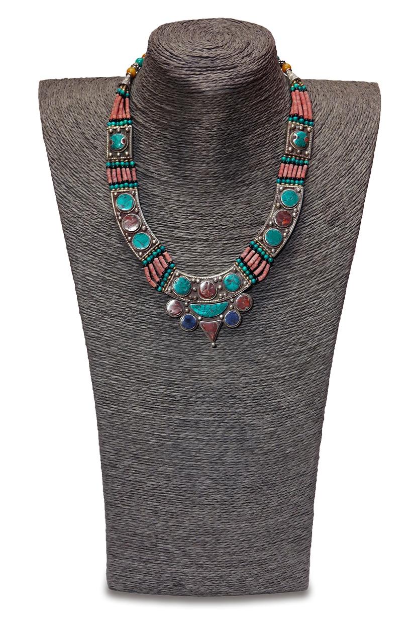 Női nyaklánc - LNY-20080-nyaklanc-feldragakovekbol-aa