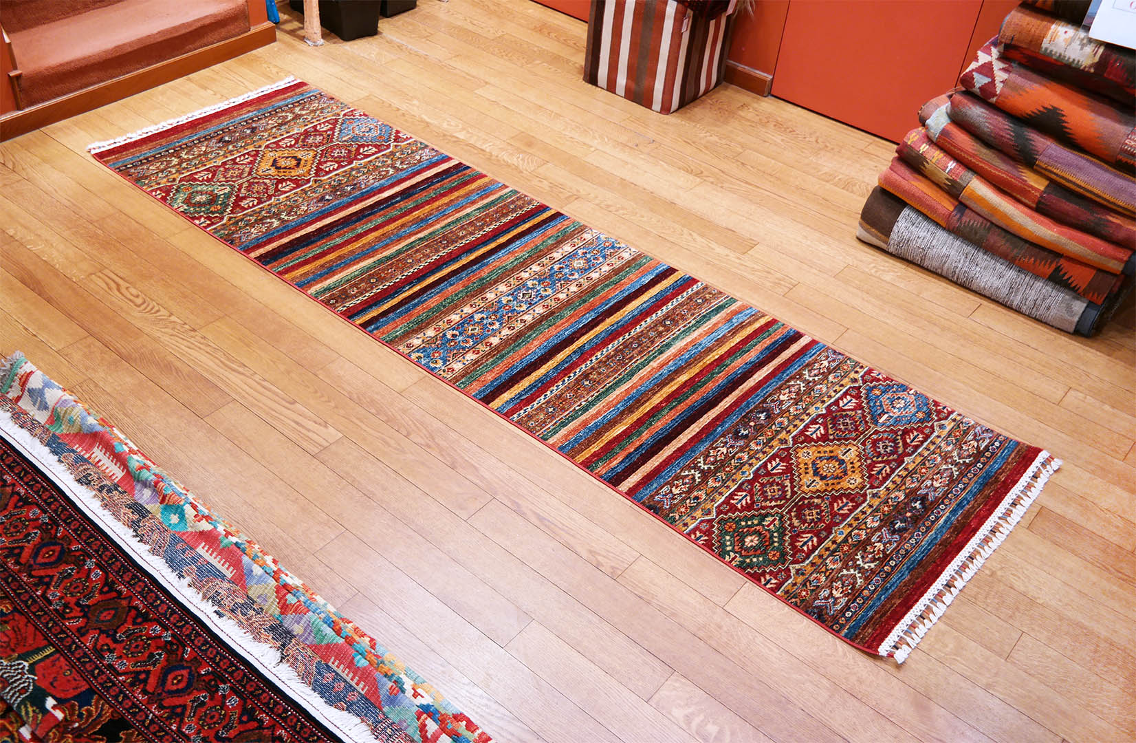 SAMSUNG CSC Khorjin pakisztáni szőnyeg 286 x 87 cm - SP130-0069-kezzel-csomozott-futo-szonyeg-keletiszonyegbolt-b