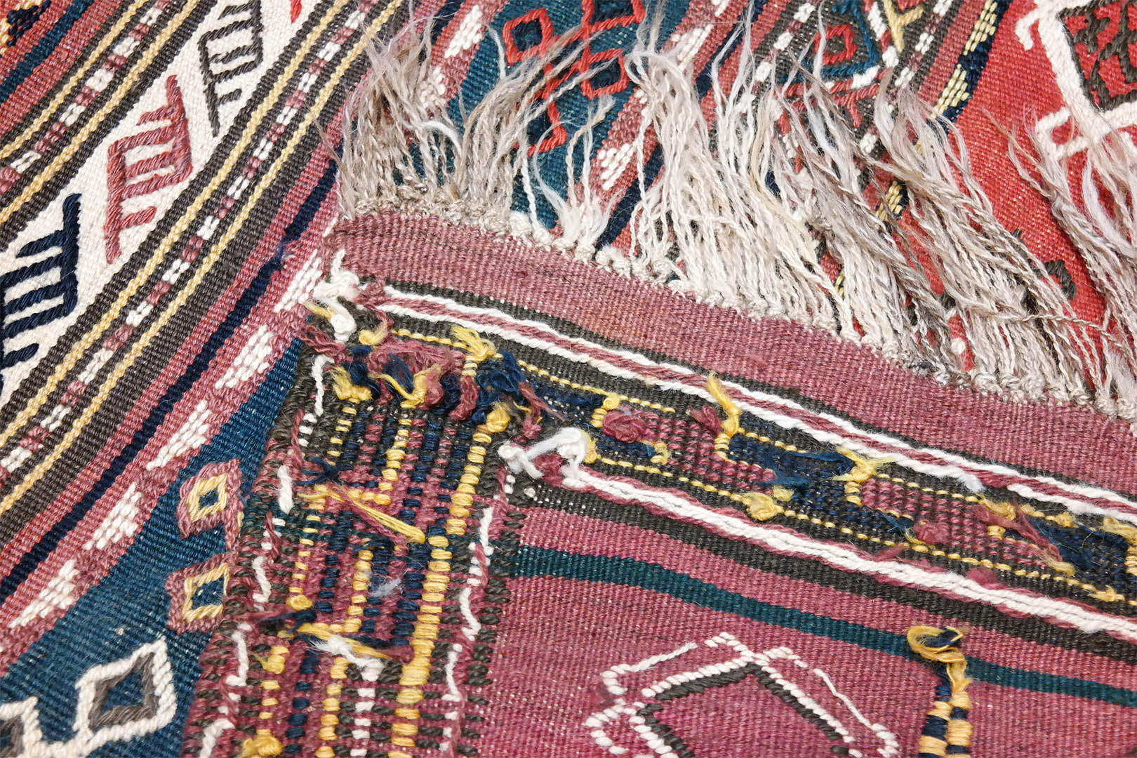 SAMSUNG CSC Iráni kilim szőnyeg 469 x 142 cm - AAB079-regi-kezi-szovesu-gyapju-kilim-szonyeg-iranbol-k