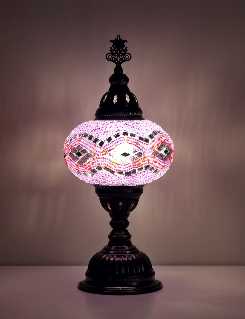 Rózsaszín asztali lámpa - BTM17-L5-mozaikuveg-asztali-lampa-torokorszagbol-b