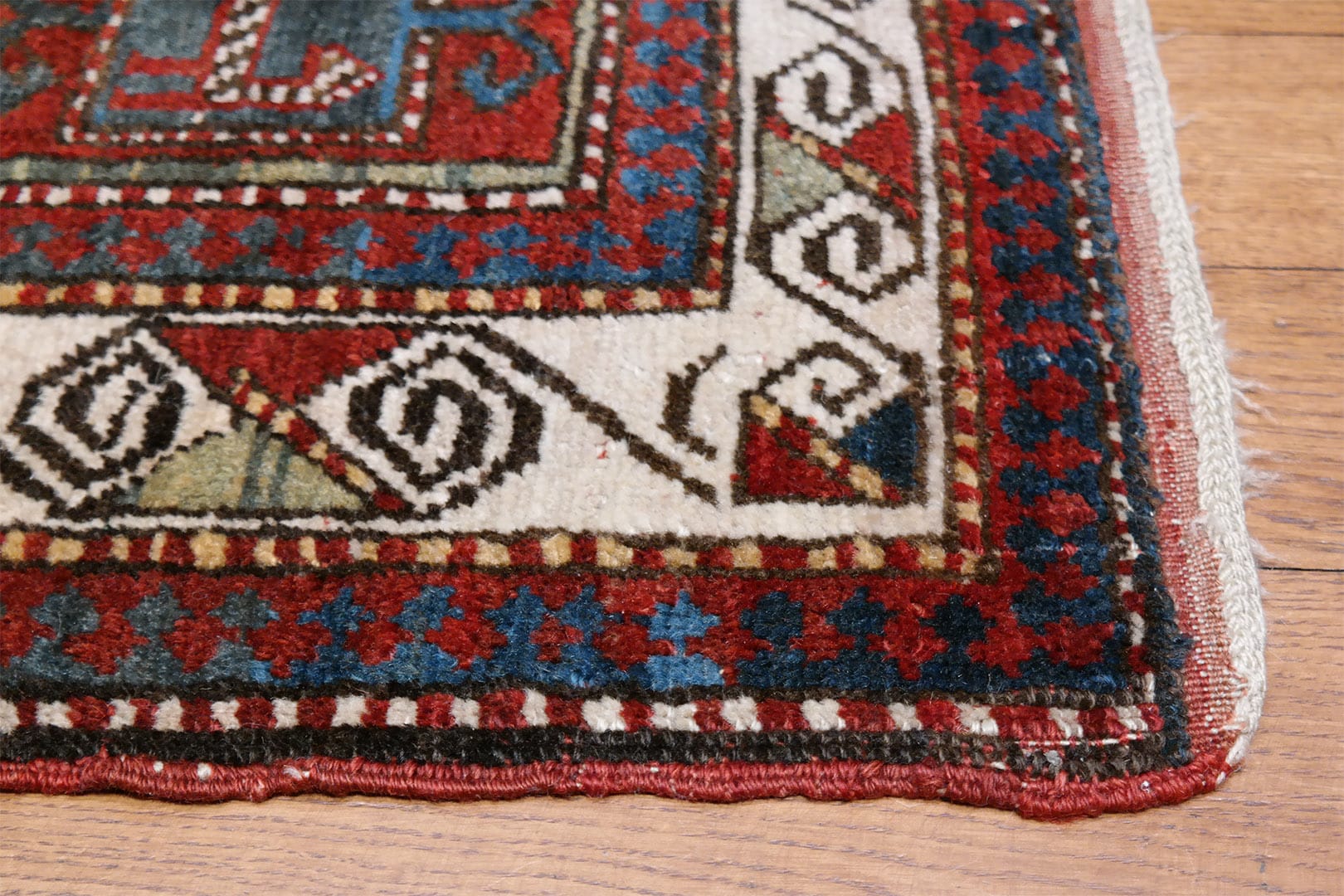 SAMSUNG CSC Régi Kazak szőnyeg 173 x 112 cm - KR2097-regi-kazak-kezi-csomozasu-gyapju-szonyeg-b