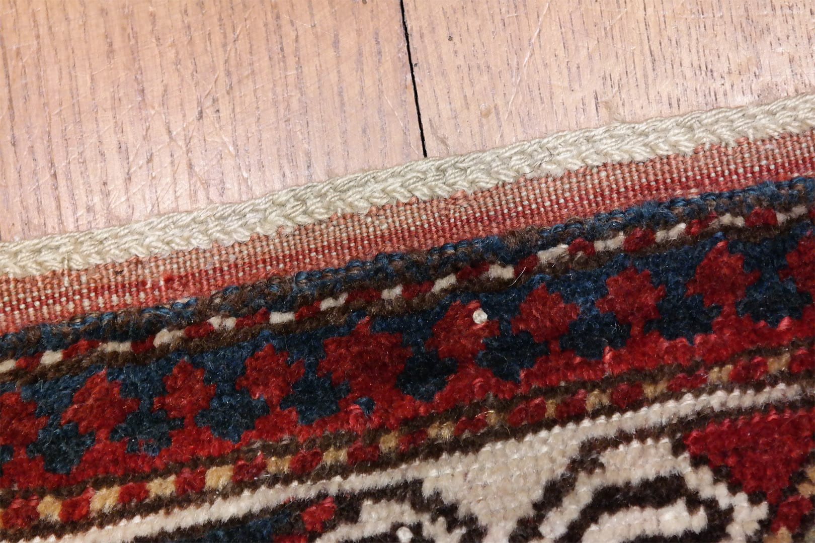 SAMSUNG CSC Régi Kazak szőnyeg 173 x 112 cm - KR2097-regi-kazak-kezi-csomozasu-gyapju-szonyeg-f