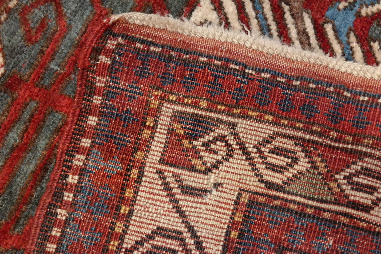 SAMSUNG CSC Régi Kazak szőnyeg 173 x 112 cm - KR2097-regi-kazak-kezi-csomozasu-gyapju-szonyeg-o