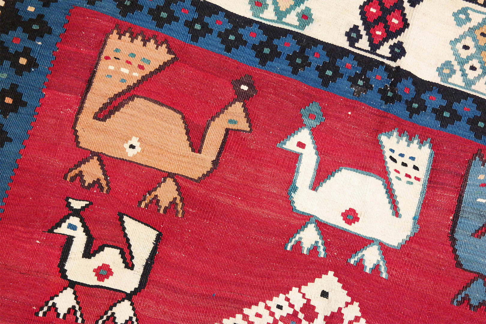 SAMSUNG CSC AAB063-qashqai-kelim-kezi-szovesu-regi-gyapju-szonyeg-perzsiabol-e