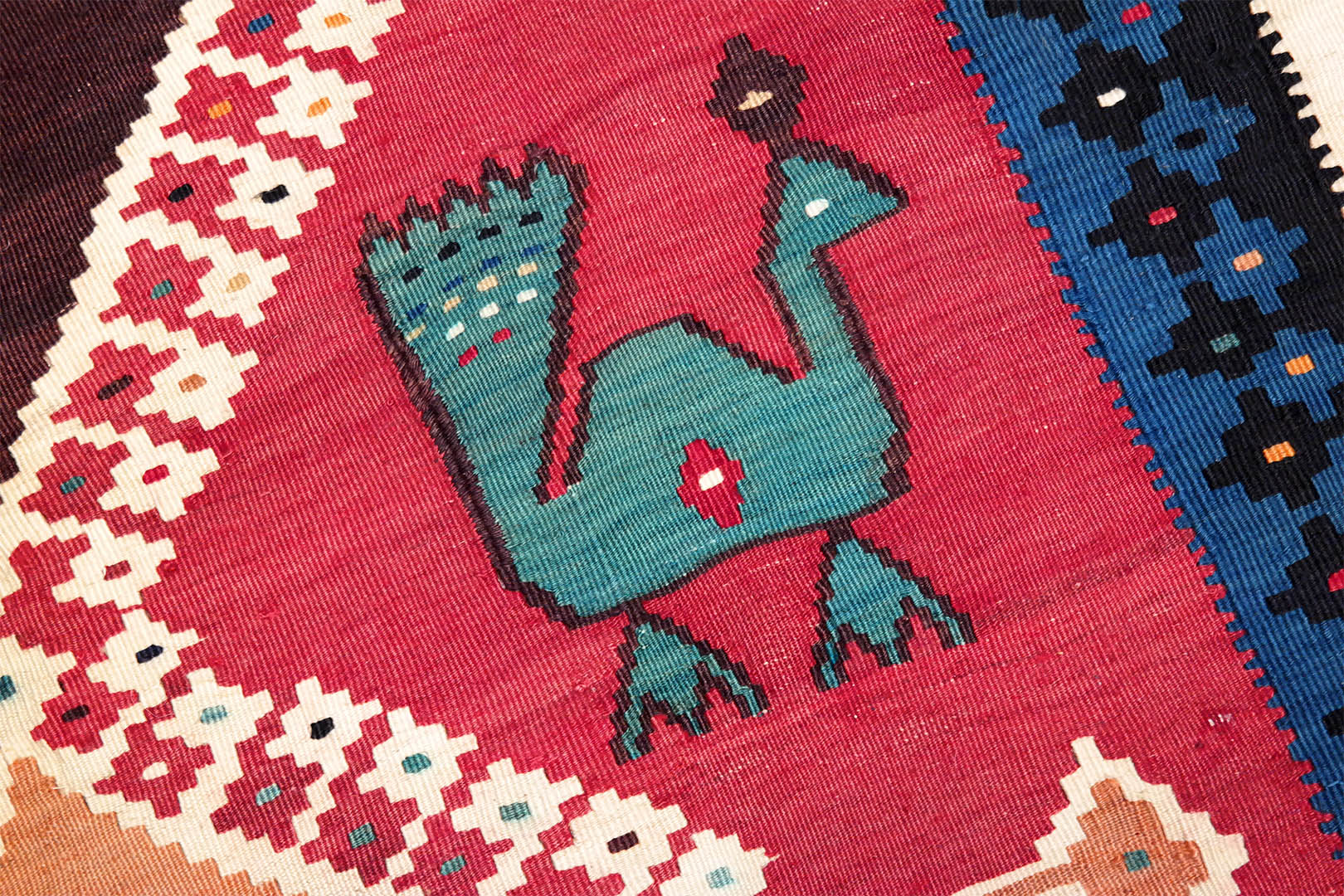 SAMSUNG CSC AAB063-qashqai-kelim-kezi-szovesu-regi-gyapju-szonyeg-perzsiabol-l