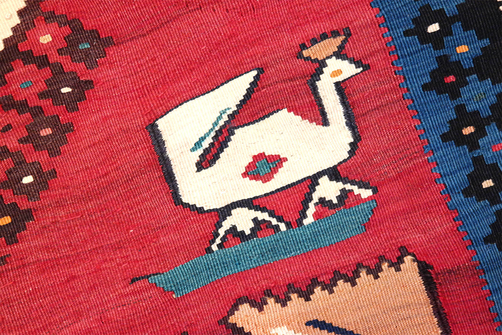 SAMSUNG CSC AAB063-qashqai-kelim-kezi-szovesu-regi-gyapju-szonyeg-perzsiabol-n