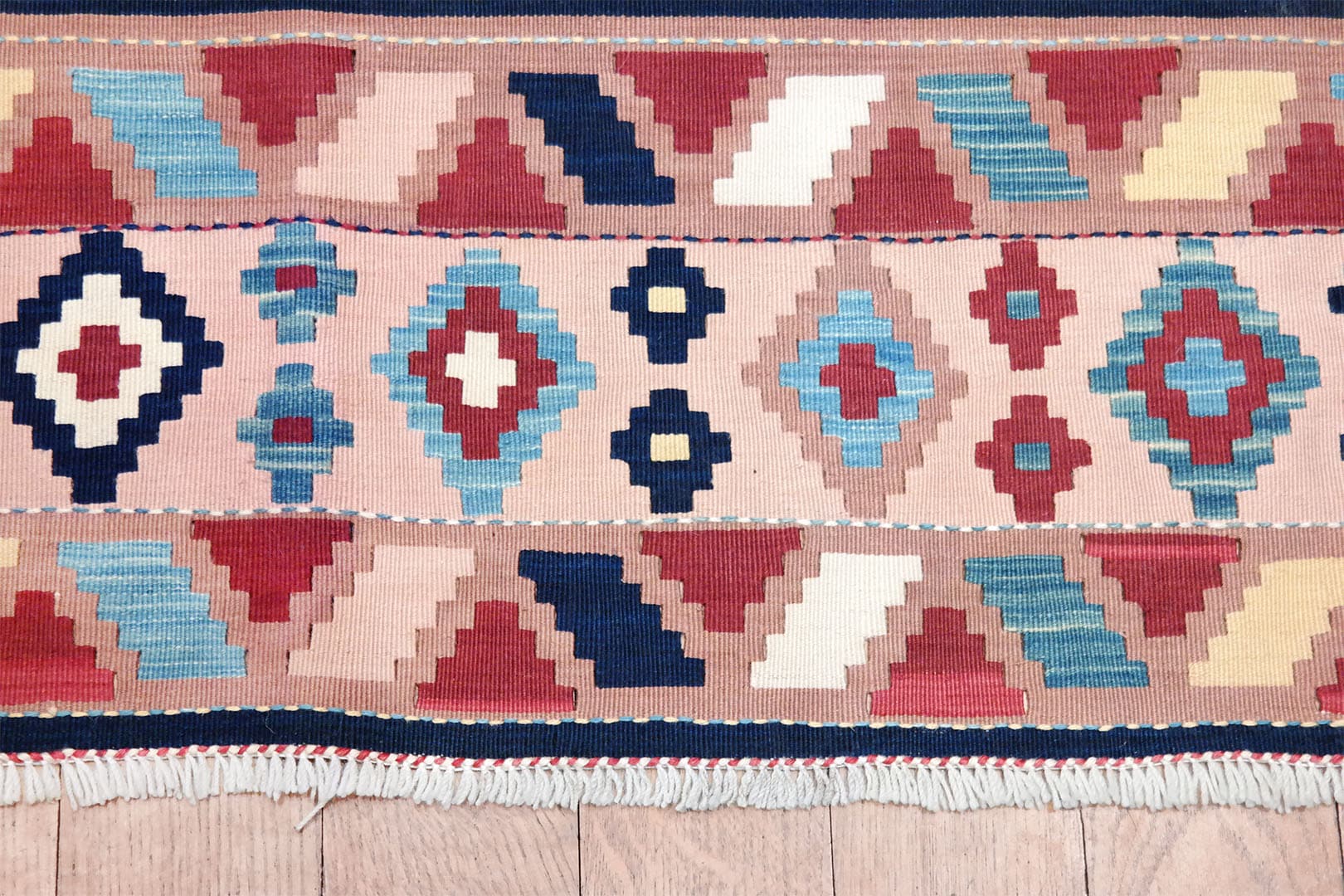 SAMSUNG CSC KR2099-kezi-szovesu-regi-gyapju-kaukazusi-kelim-szonyeg-e