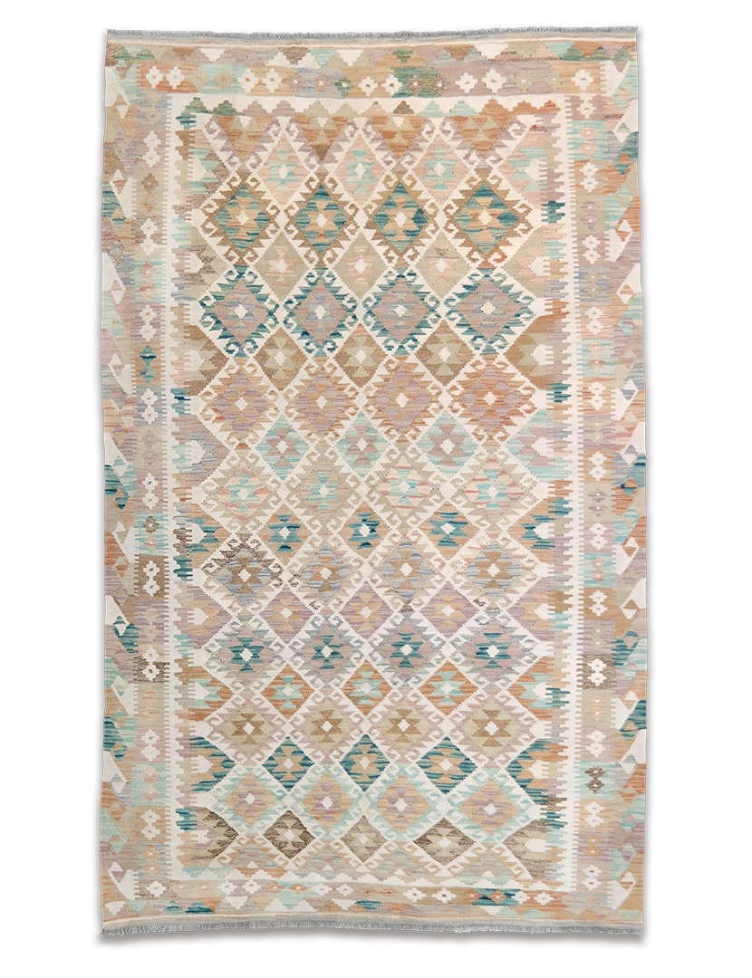 Kilim szövött szőnyeg 247 x 150 cm - SPM30-1754-maimana-kelim-kezi-szovesu-gyapju-szonyeg-pakisztanbol-a