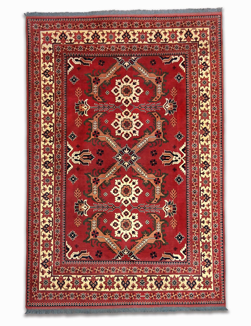 Kargai afgán szőnyeg 308 x 202 cm - KR2109-kargai-kezi-csomozasu-gyapju-szonyeg-afganisztanbol-a