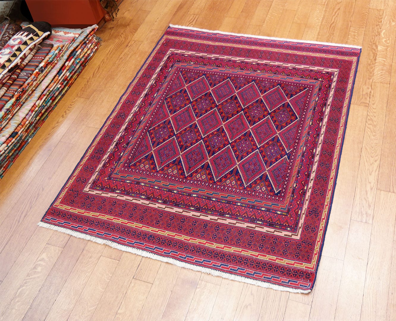 Musvani fine szőnyeg 175 x 140 cm - KR2110-musvani-fine-kezi-csomozasu-gyapju-szonyeg-afganisztanbol-n