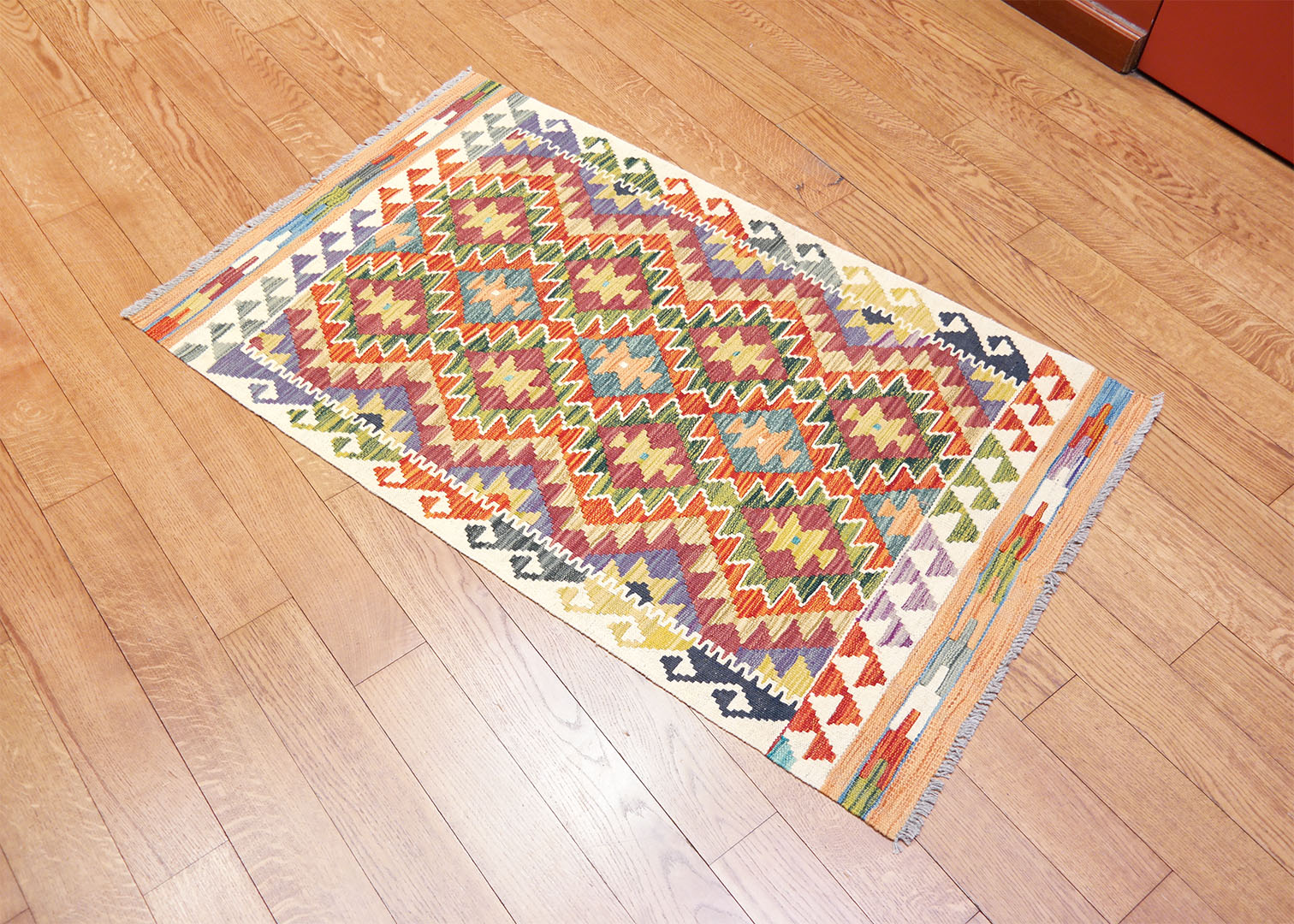 Kilim szövött szőnyeg 128 x 77 cm - SPM-30-1486-kezi-szovesu-pakisztani-kilim-szonyeg-b