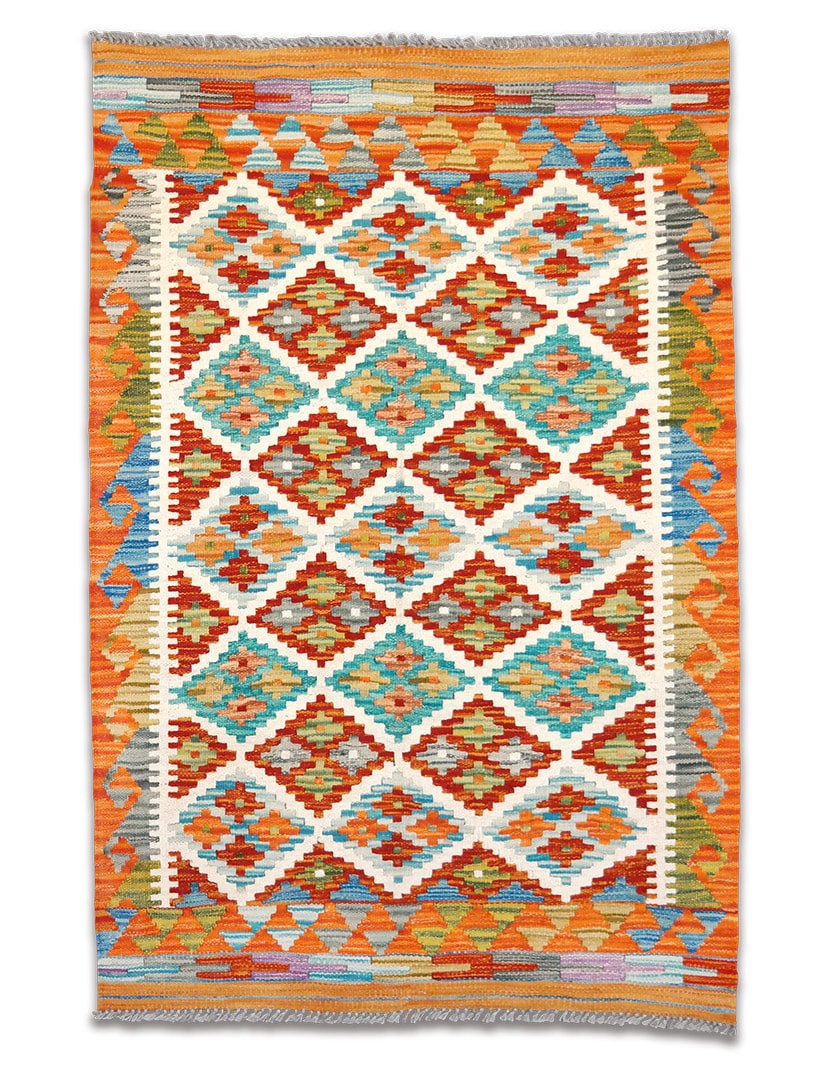 Kelim szövött szőnyeg 119 x 82 cm - SPM-30-1491-kezi-szovesu-pakisztani-kilim-szonyeg-a