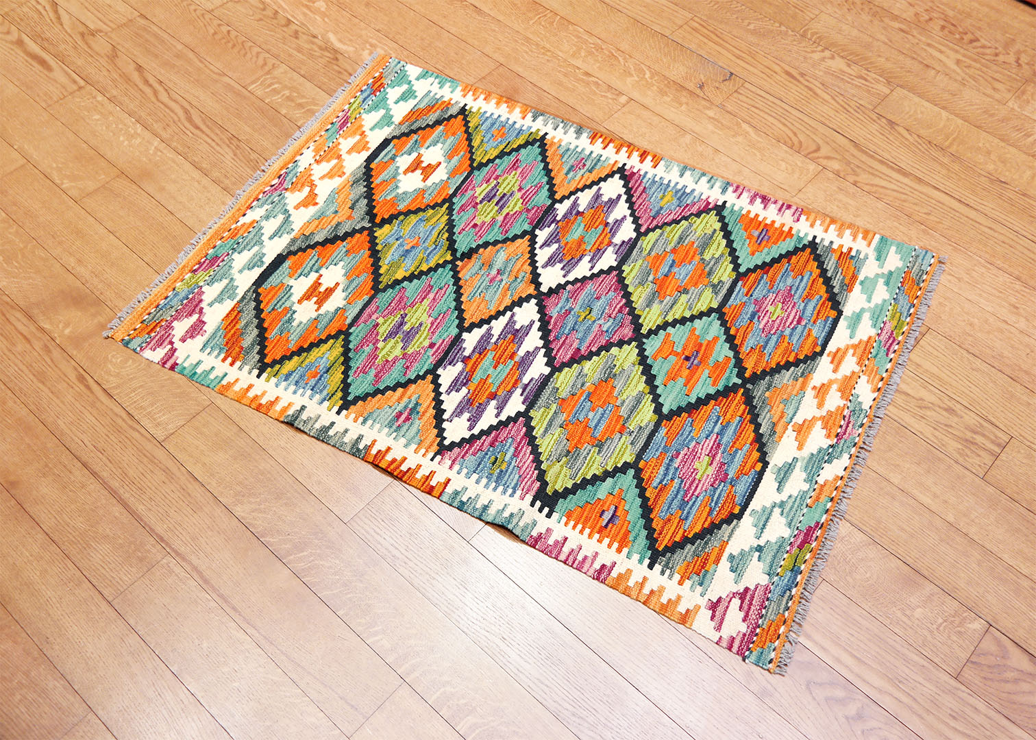 Kelim szövött szőnyeg 116 x 82 cm - SPM-30-1493-kezi-szovesu-pakisztani-kilim-szonyeg-b