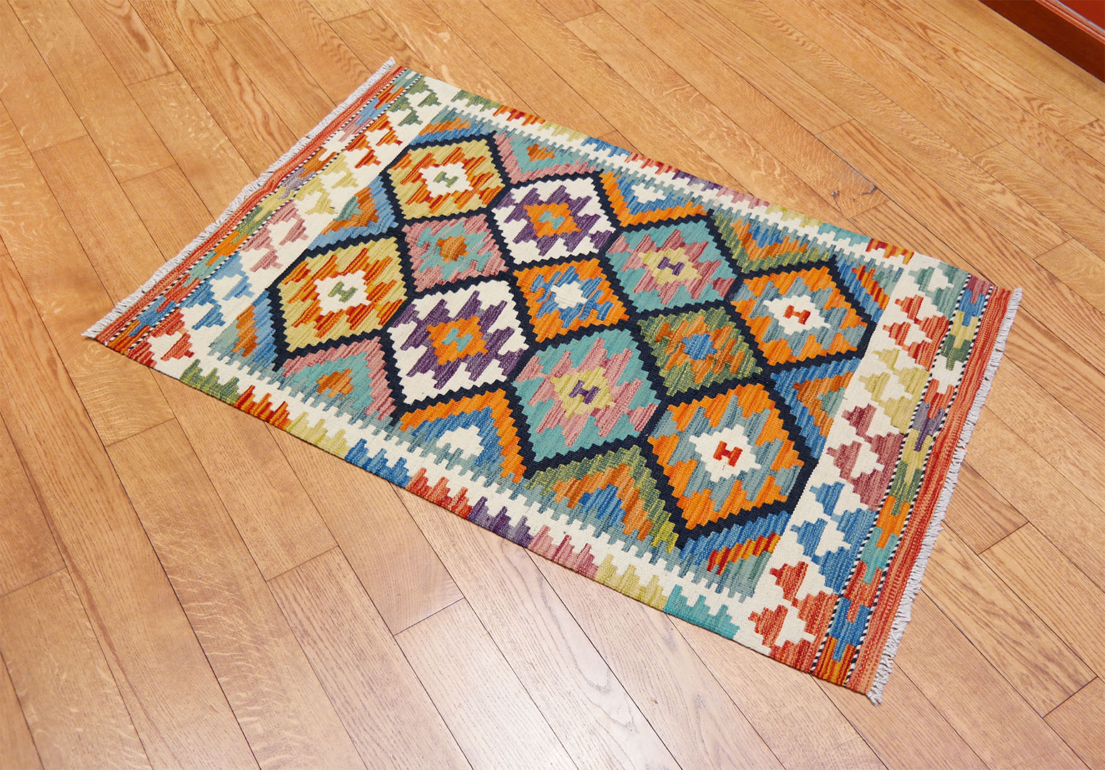 Kelim szövött szőnyeg 116 x 80 cm - SPM-30-1494-kezi-szovesu-pakisztani-kilim-szonyeg-b