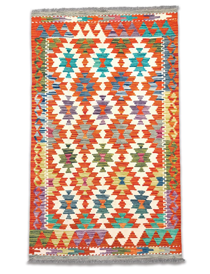 Kelim szövött szőnyeg 132 x 79 cm - SPM-30-1495-kezi-szovesu-pakisztani-kilim-szonyeg-a