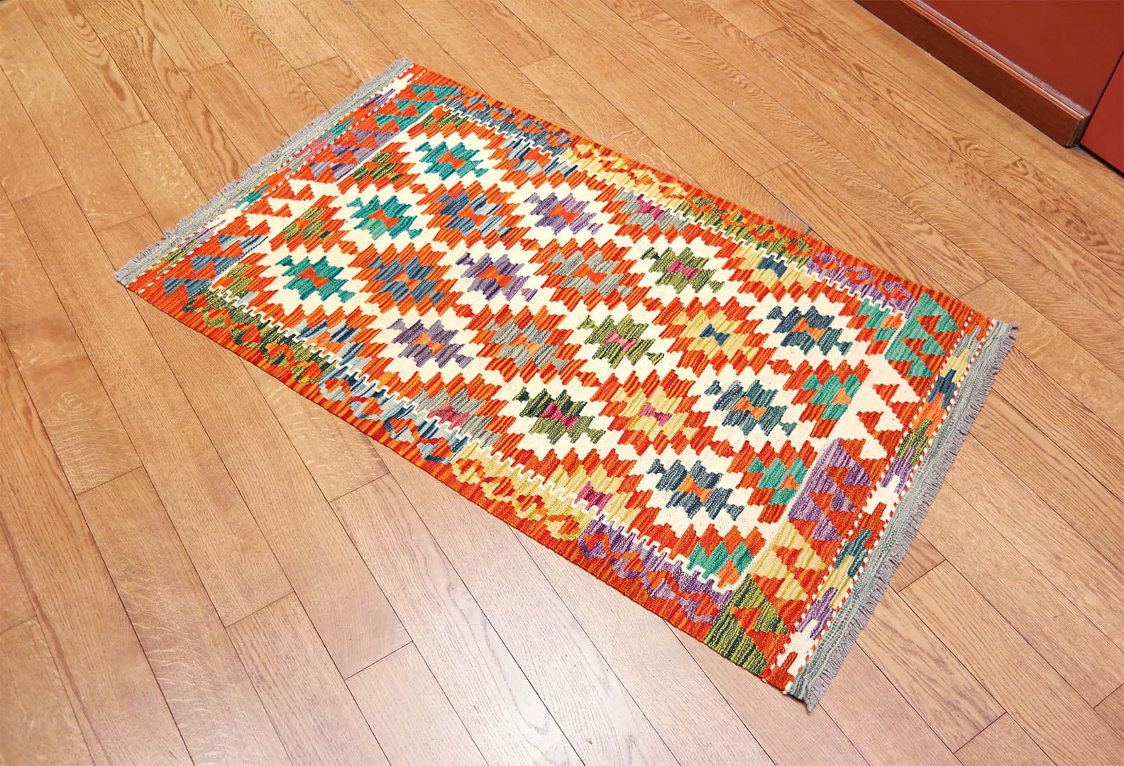 Kelim szövött szőnyeg 132 x 79 cm - SPM-30-1495-kezi-szovesu-pakisztani-kilim-szonyeg-b