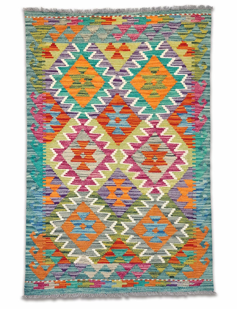Kelim szövött szőnyeg 117 x 78 cm - SPM-30-1498-kezi-szovesu-pakisztani-kilim-szonyeg-a