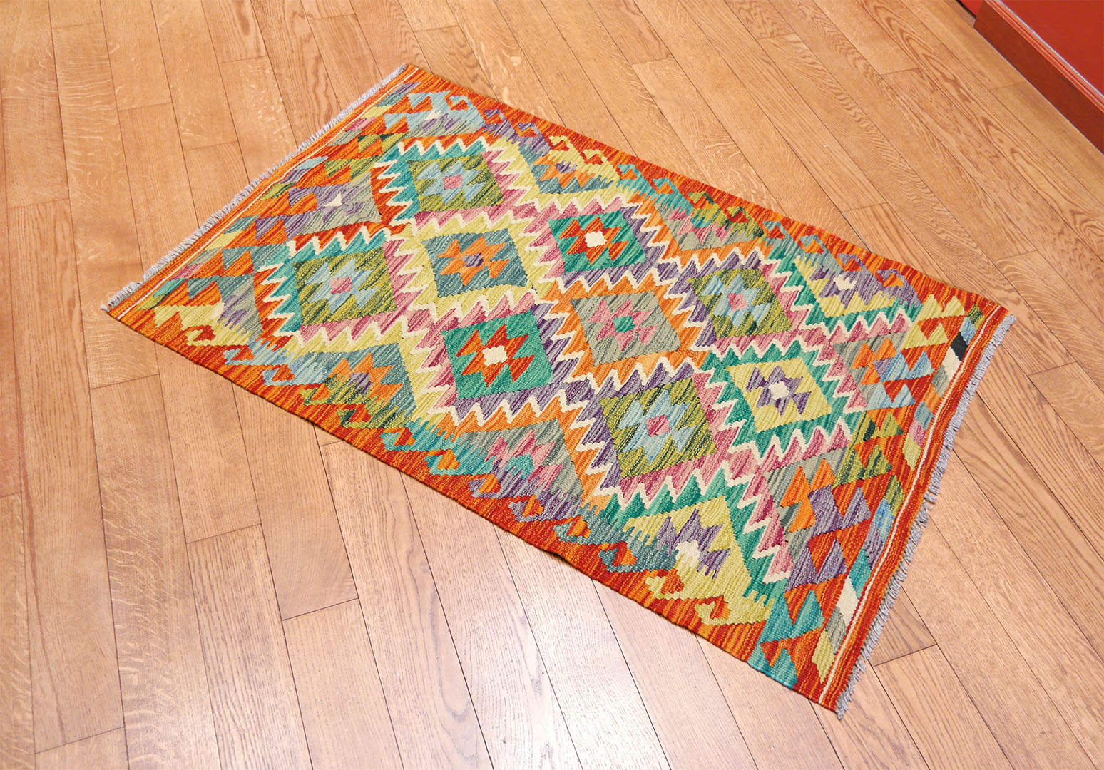 Kelim szövött szőnyeg 124 x 82 cm - SPM-30-1500-kezi-szovesu-pakisztani-kilim-szonyeg-b