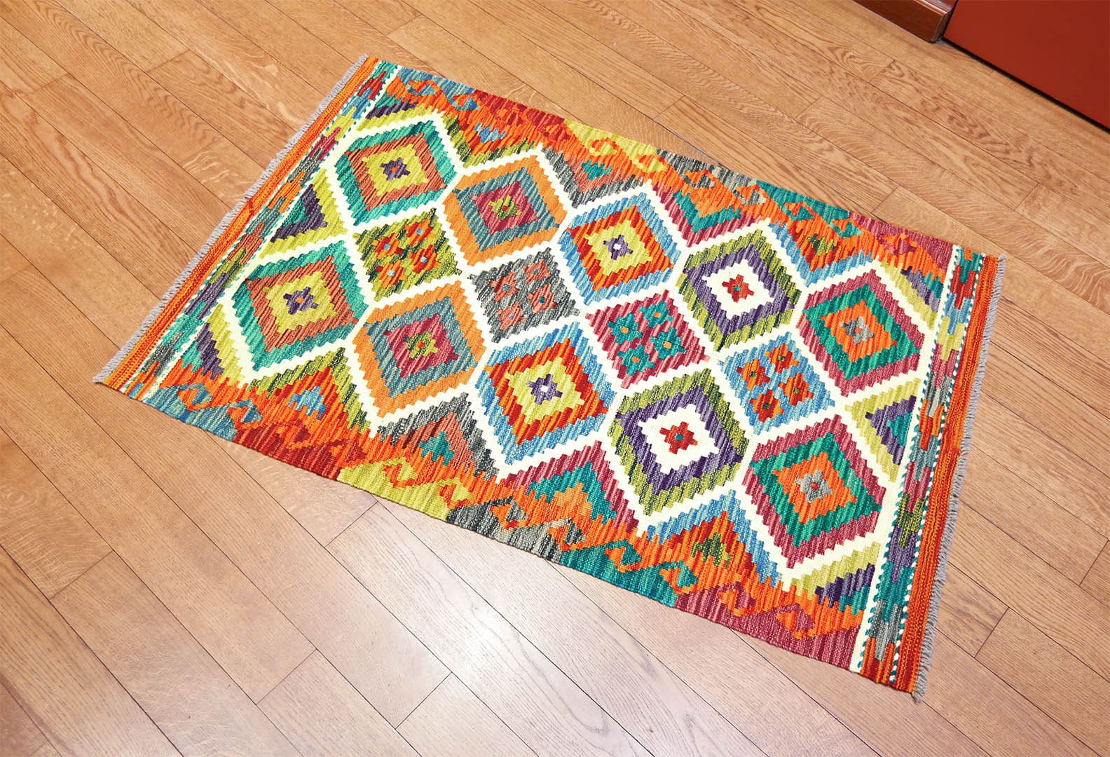 Kelim szövött szőnyeg 127 x 87 cm - SPM-30-1502-kezi-szovesu-pakisztani-kilim-szonyeg-b