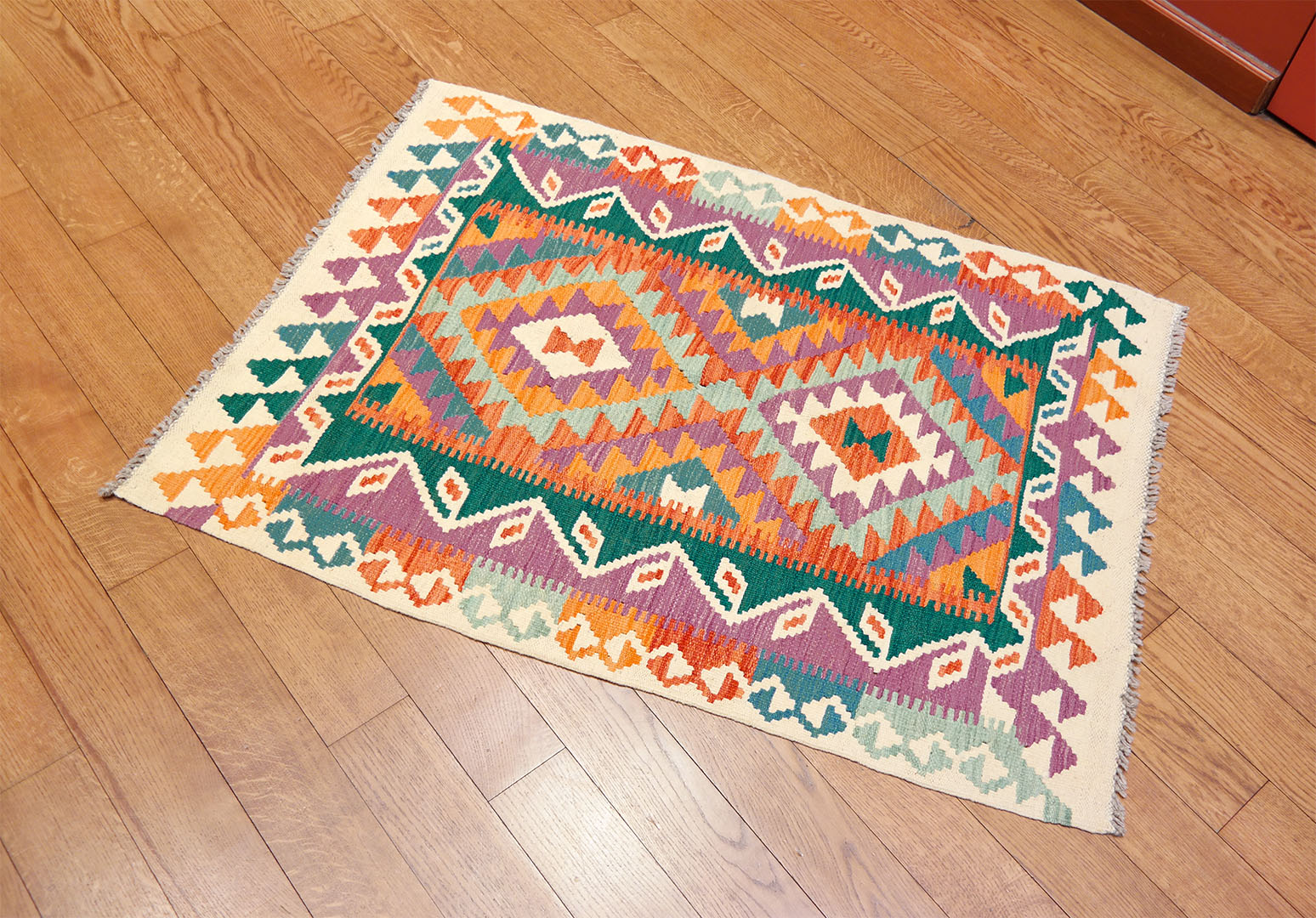 Kilim szövött szőnyeg 118 x 89 cm - SPM-30-1593-kezi-szovesu-pakisztani-kilim-szonyeg-b