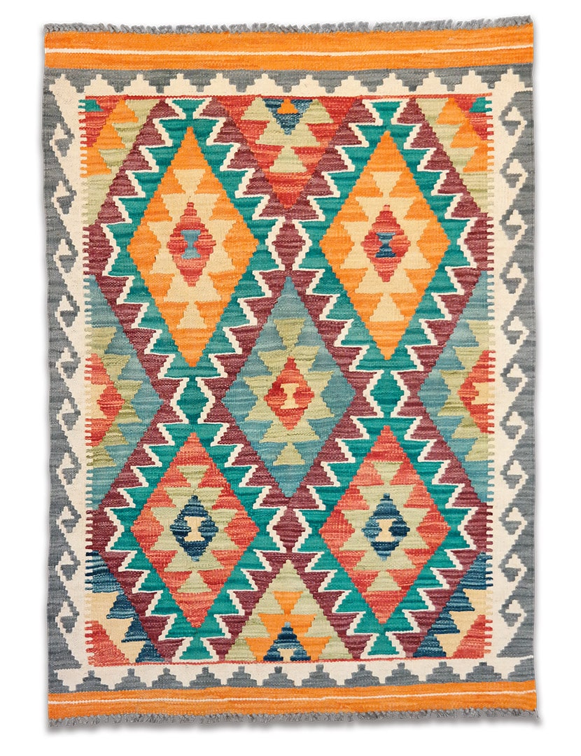 Kilim szövött szőnyeg 123 x 90 cm - SPM-30-1596-kezi-szovesu-pakisztani-kilim-szonyeg-a