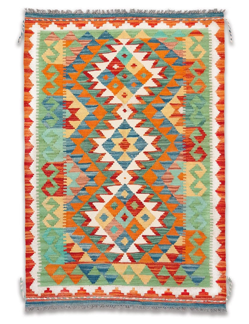 Kilim szövött szőnyeg 121 x 84 cm - SPM-30-1600-kezi-szovesu-pakisztani-kilim-szonyeg-a