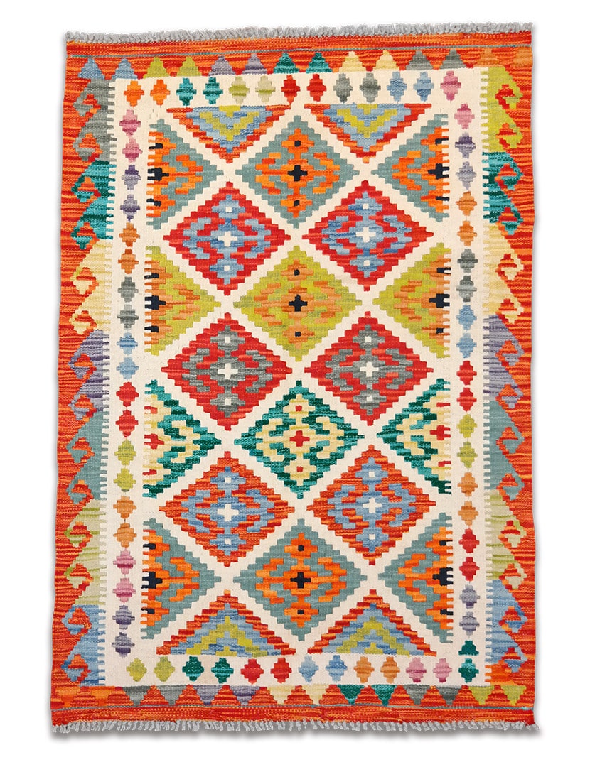 Kelim szövött szőnyeg 120 x 84 cm - SPM-30-1612-kezi-szovesu-pakisztani-kilim-szonyeg-a