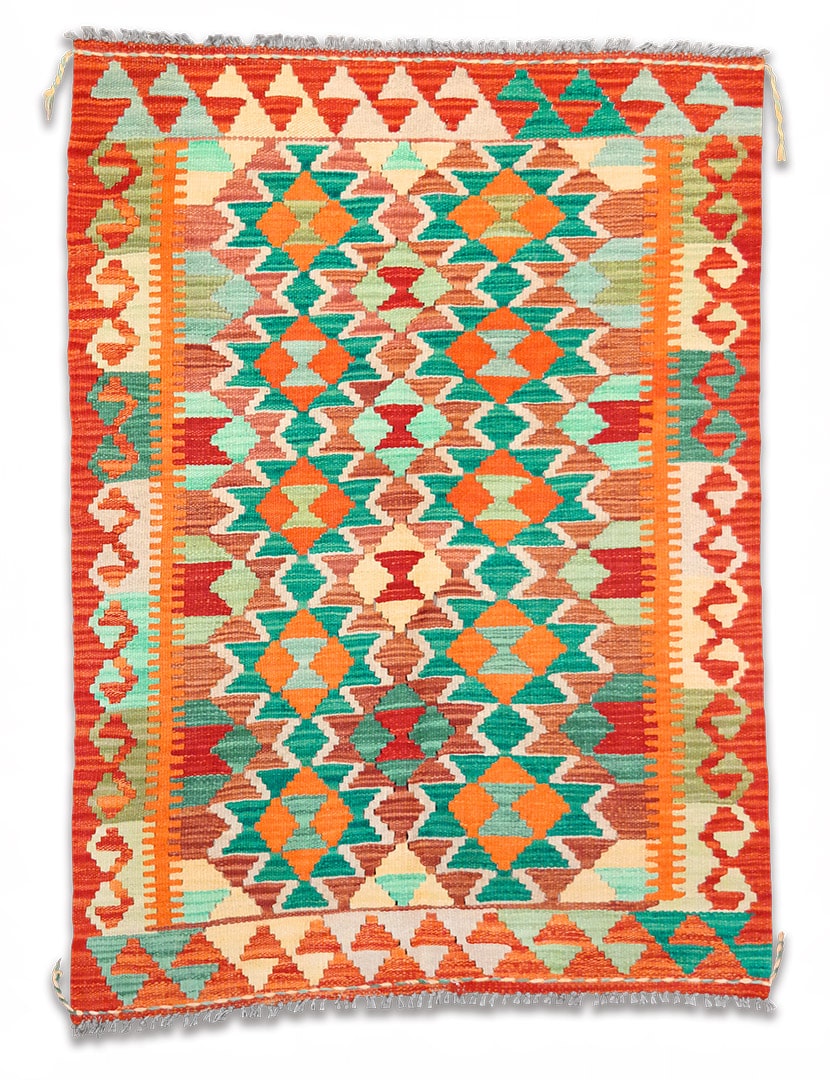 Kelim szövött szőnyeg 118 x 88 cm - SPM-30-1613-kezi-szovesu-pakisztani-kilim-szonyeg-a