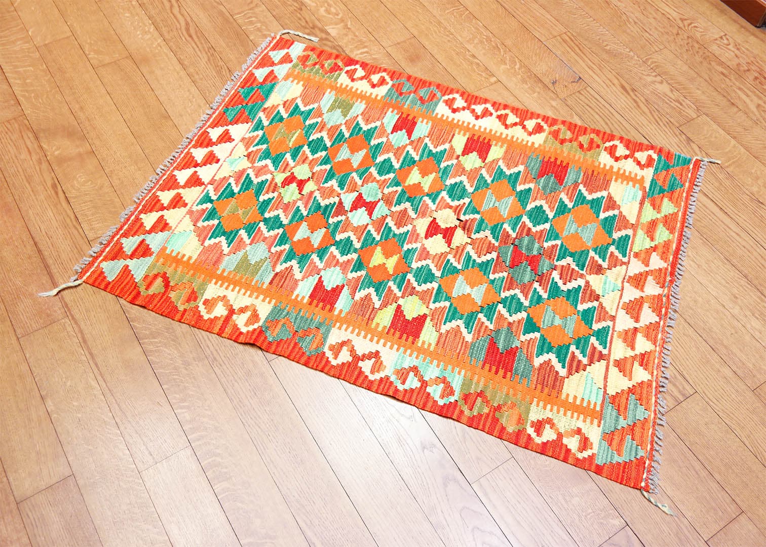 Kilim szövött szőnyeg 118 x 88 cm - SPM-30-1613-kezi-szovesu-pakisztani-kilim-szonyeg-b