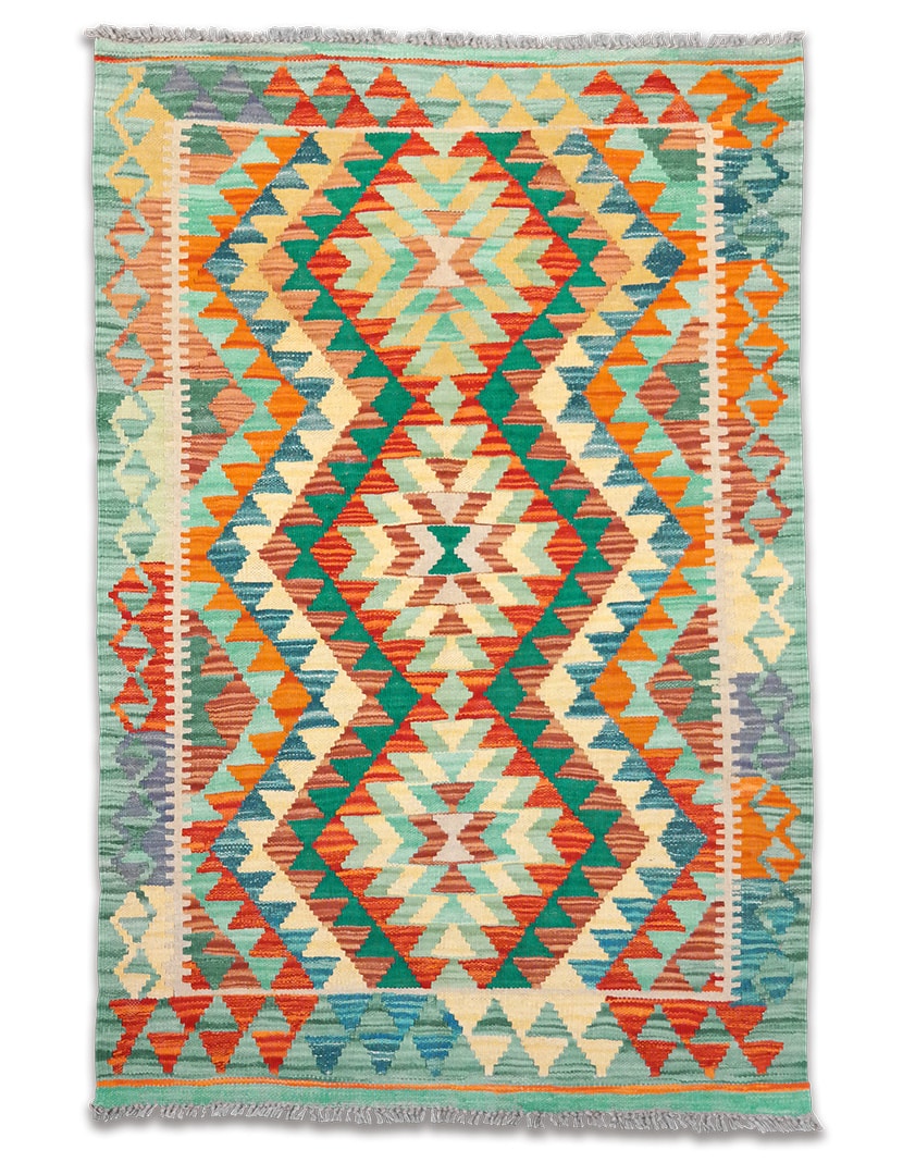 Kilim szövött szőnyeg 127 x 87 cm - SPM-30-1625-kezi-szovesu-pakisztani-kilim-szonyeg-a