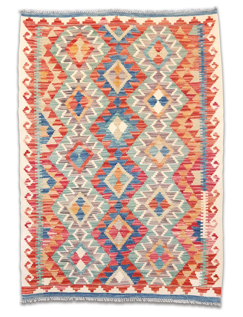 Kilim szövött szőnyeg 127 x 92 cm - SPM-30-1627-kezi-szovesu-pakisztani-kilim-szonyeg-a