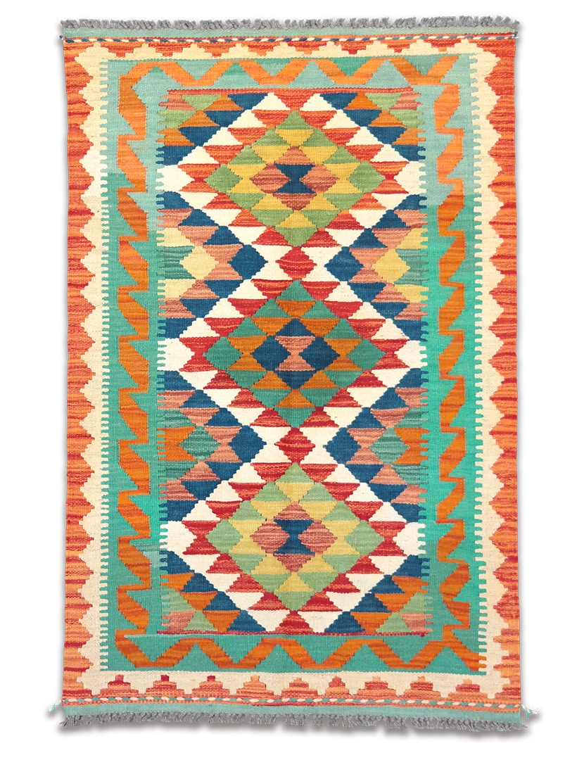 Kilim szövött szőnyeg 125 x 80 cm - SPM-30-1630-kezi-szovesu-pakisztani-kilim-szonyeg-a