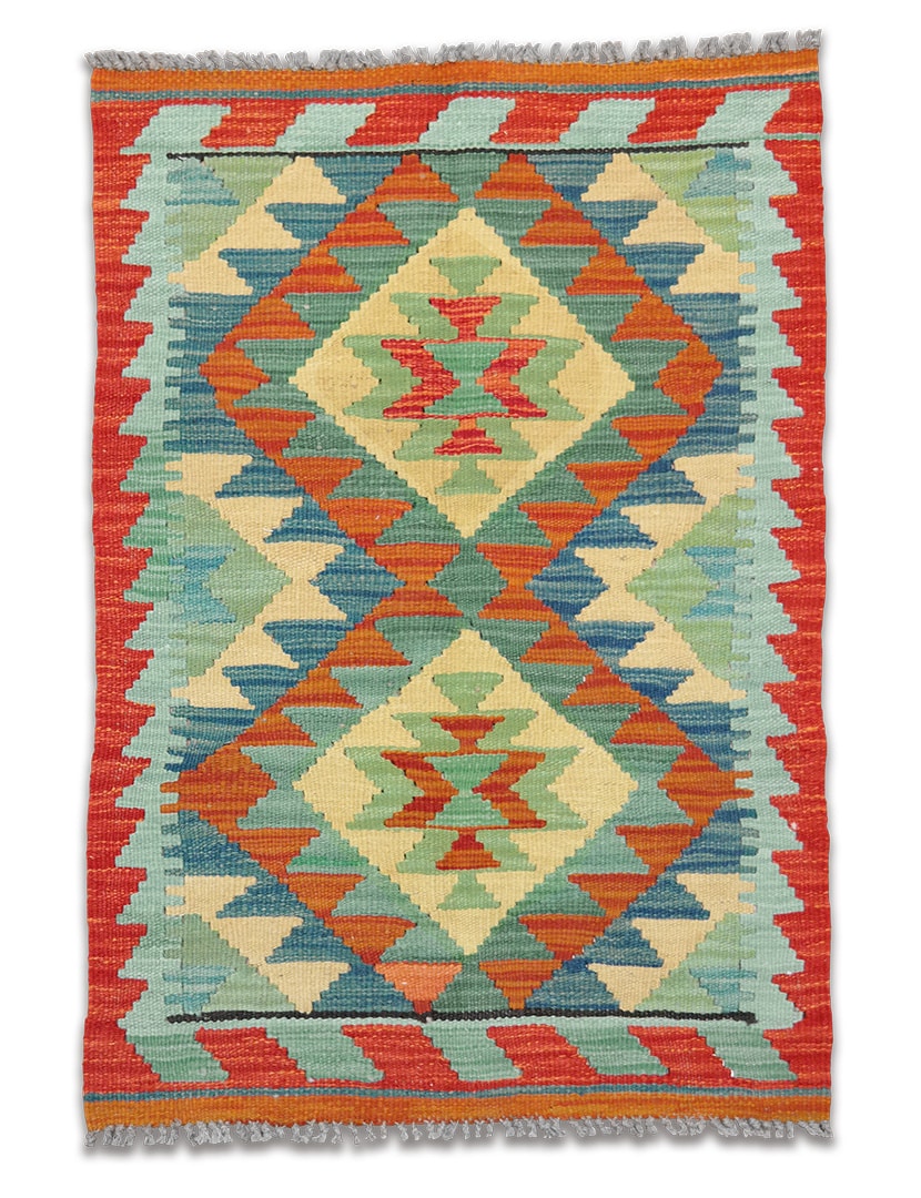 Kilim szövött szőnyeg 84 x 58 cm - SPM-30-1637-kezi-szovesu-pakisztani-kilim-szonyeg-a