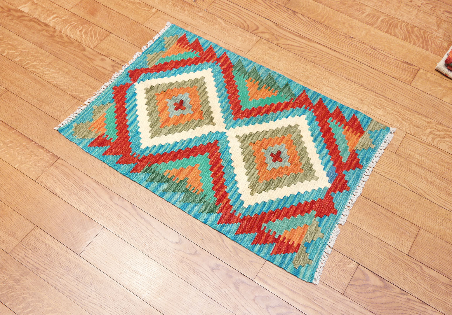 Kelim szövött szőnyeg 85 x 62 cm - SPM-30-1648-kezi-szovesu-pakisztani-kilim-szonyeg-b