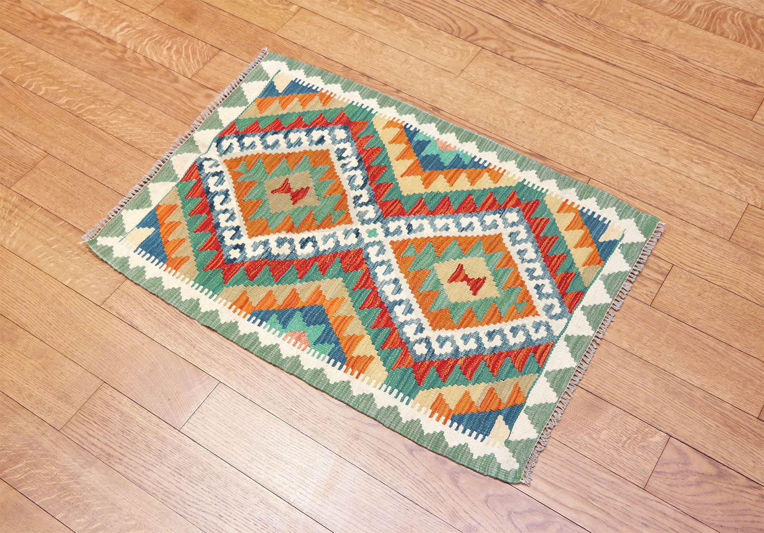 Kelim szövött szőnyeg 84 x 61 cm - SPM-30-1657-kezi-szovesu-pakisztani-kilim-szonyeg-b