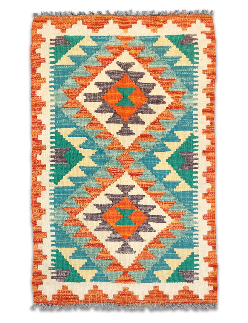 Kilim szövött szőnyeg 91 x 58 cm - SPM-30-1658-kezi-szovesu-pakisztani-kilim-szonyeg-a
